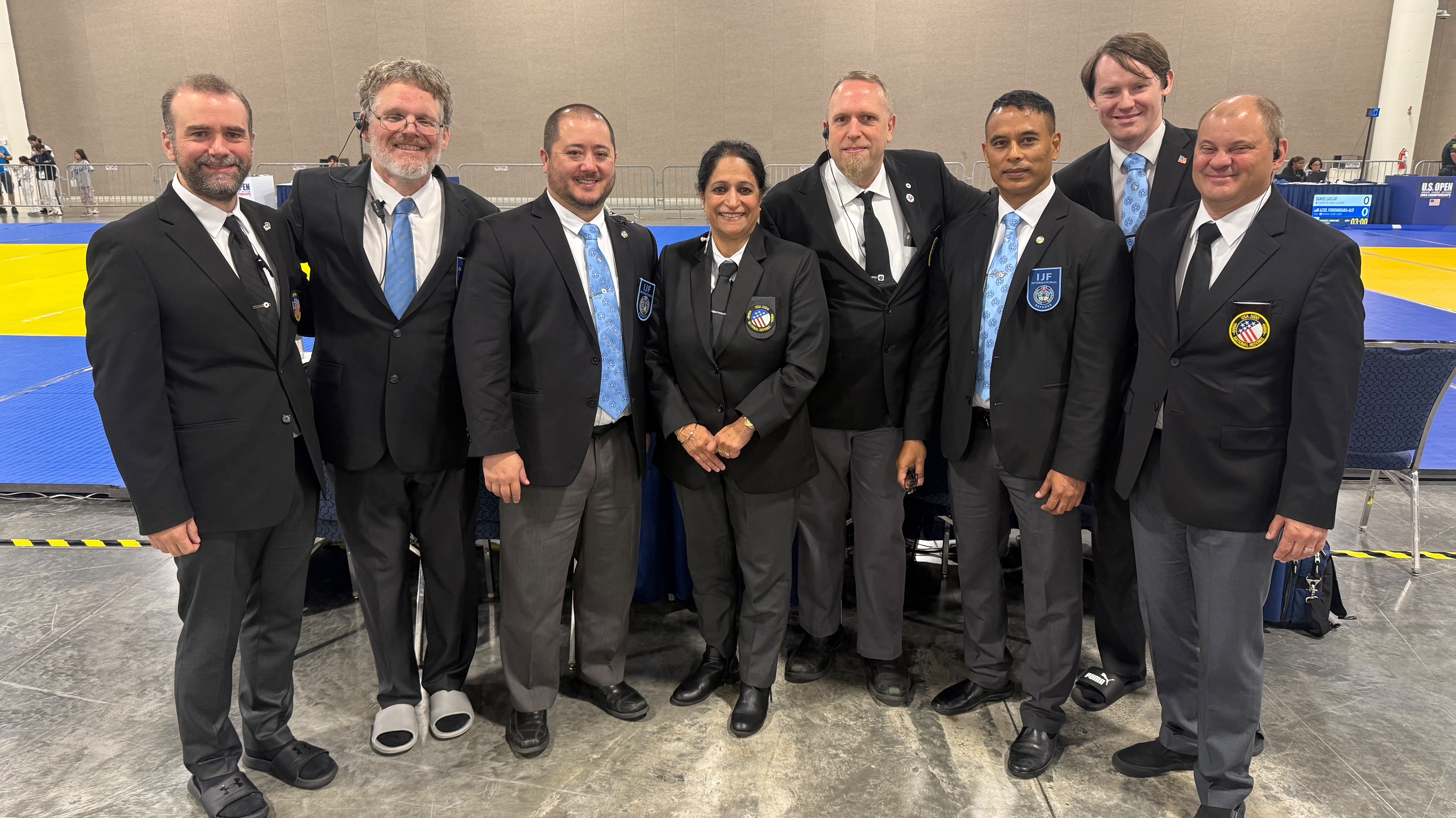 Referees for Mats 9 & 10 for Day 2 (July 25, 2026) of the 2026 US Open Judo Championships