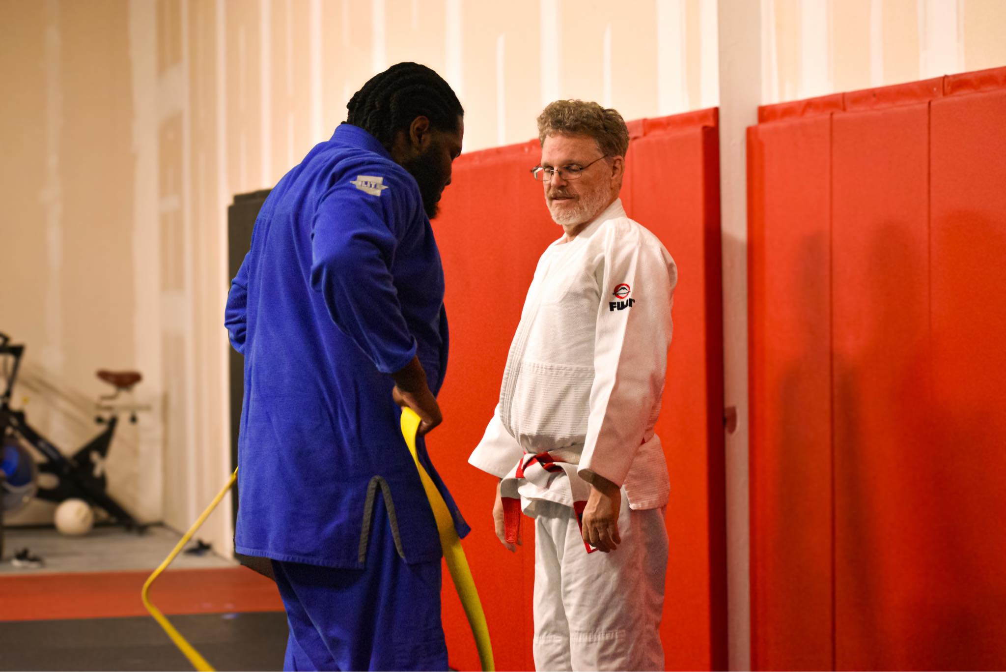 David J. Ellis presenting Iverson Izidore with his Rokyu (Yellow Belt) on September 10, 2026