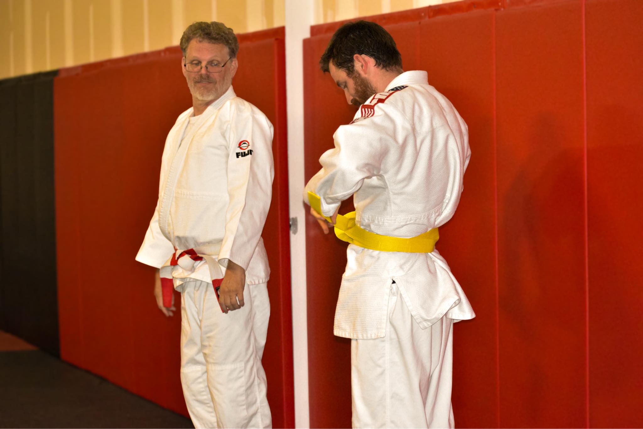 David J. Ellis presenting Kai Rittgers with his Rokyu (Yellow Belt) on September 10, 2026