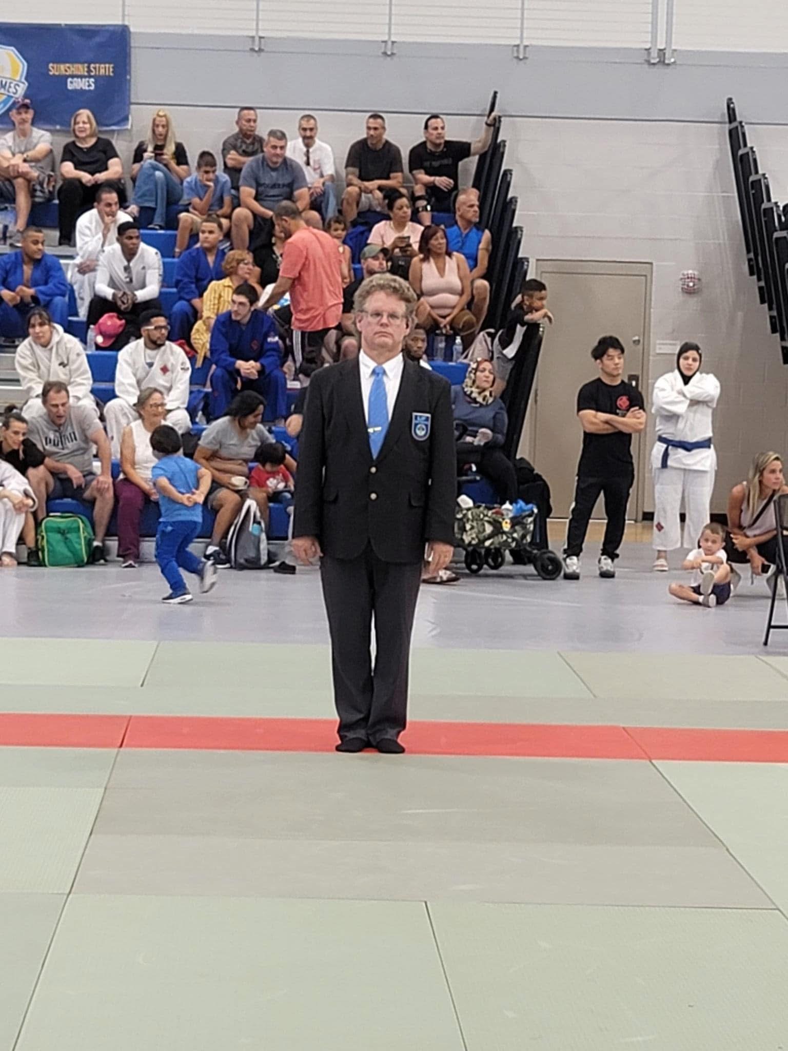 David J. Ellis refereeing at the 2022 Sunshine State Games on June 18, 2022